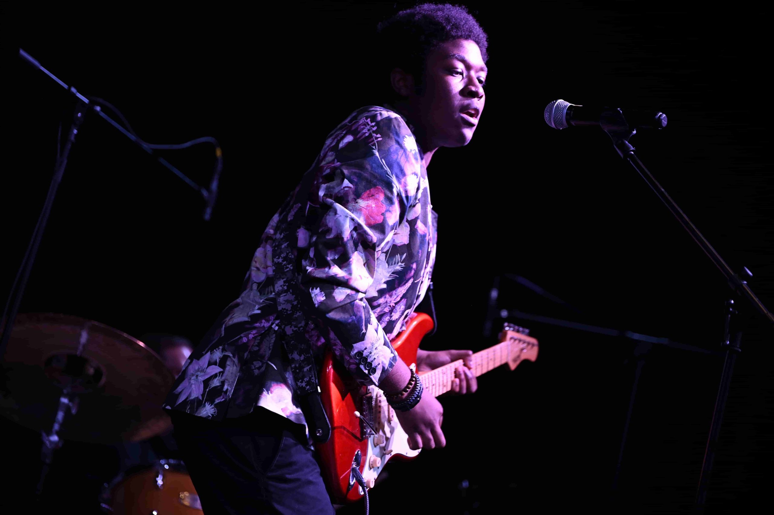 LAAPA Students Showing their Musical Skills for the Audience