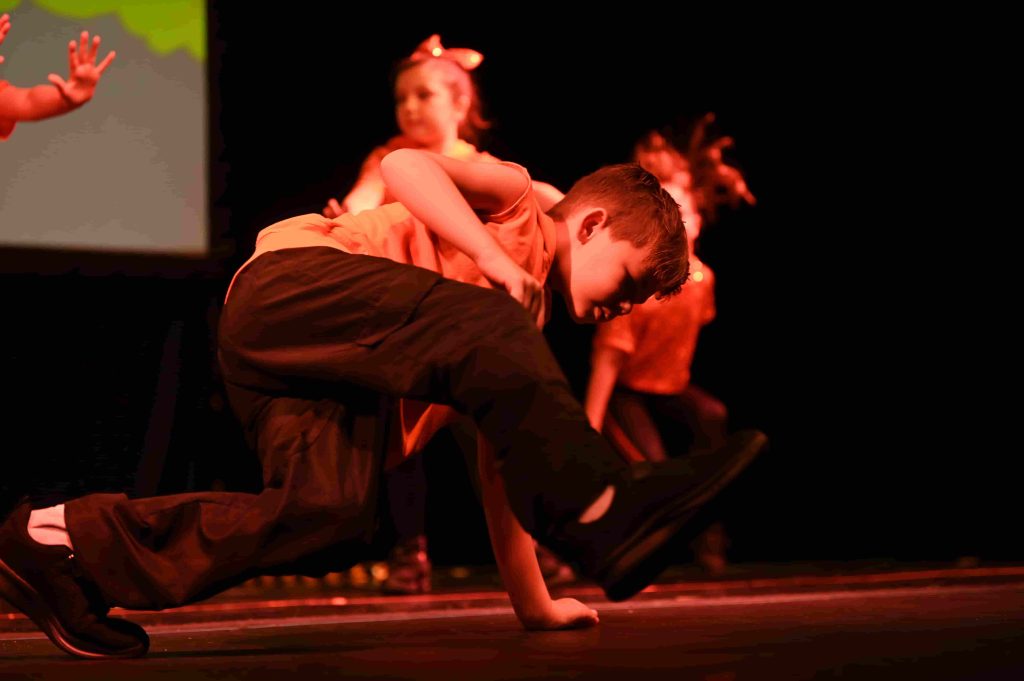 A Dancer Showing Off His Skills