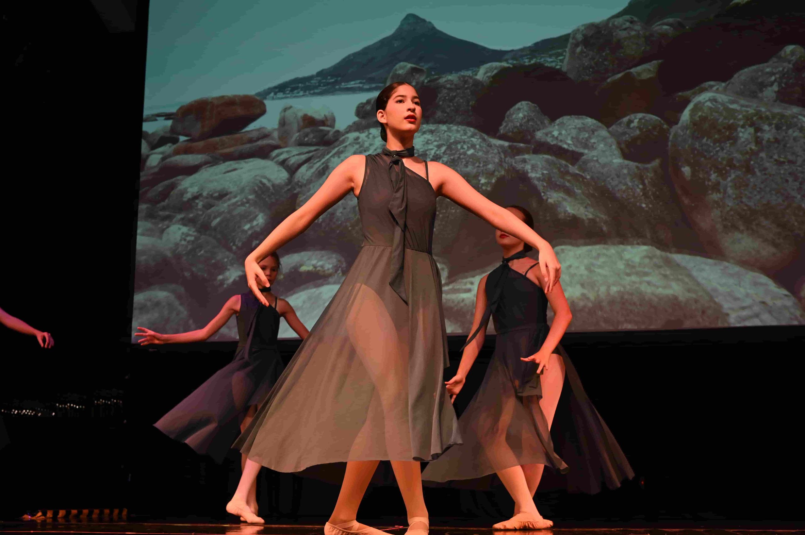 Graceful Dancers Flowing With The Music